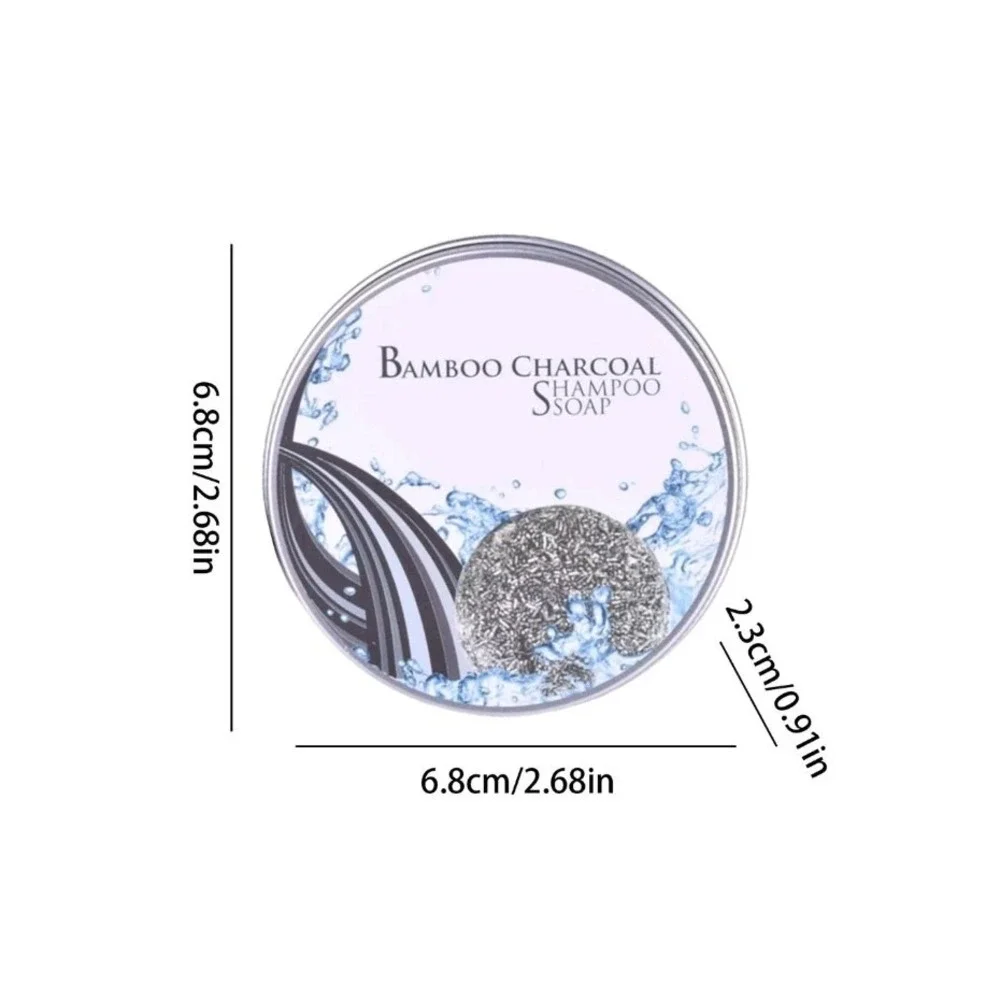 2 Pack Unisex Grey Coverage Bar Shampoo Hair‎ Darkening Black Soap for Grey Hair